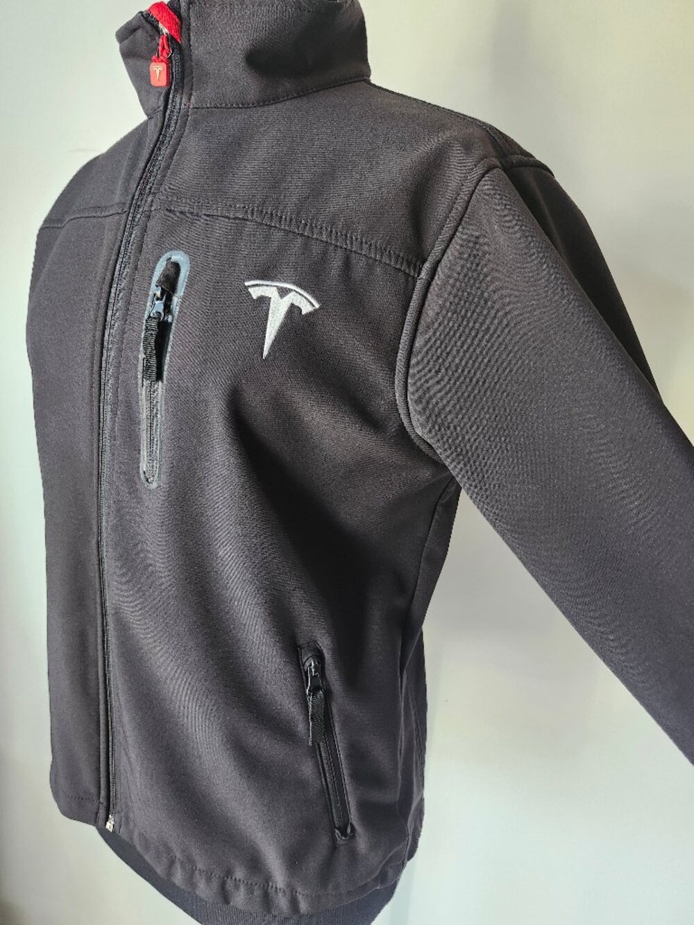 TESLA Jacket #4 Black Tesla Motors Corporate Employee Zip Jacket